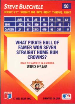 Steve Buechele  baseball card collectible - Main Image 2