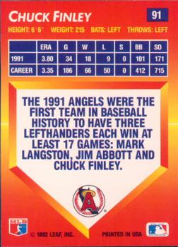 Chuck Finley  baseball card collectible - Main Image 2