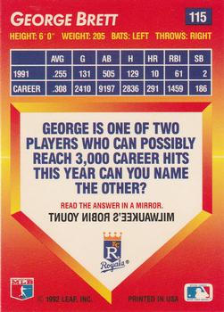 George Brett  baseball card collectible - Main Image 2