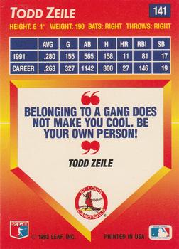 Todd Zeile  baseball card collectible - Main Image 2