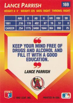 Lance Parrish  baseball card collectible - Main Image 2