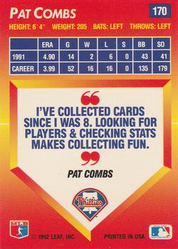 Pat Combs  baseball card collectible - Main Image 2