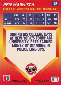 Pete Harnisch  baseball card collectible - Main Image 2