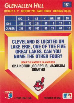 Glenallen Hill  baseball card collectible - Main Image 2