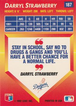 Darryl Strawberry  baseball card collectible - Main Image 2