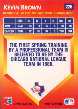 Kevin Brown  baseball card collectible - Main Image 2