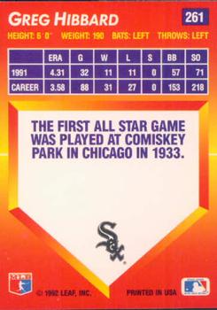 Greg Hibbard  baseball card collectible - Main Image 2