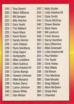 Checklist: 177-264  baseball card collectible - Main Image 2