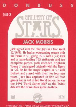 Jack Morris  baseball card collectible - Main Image 2