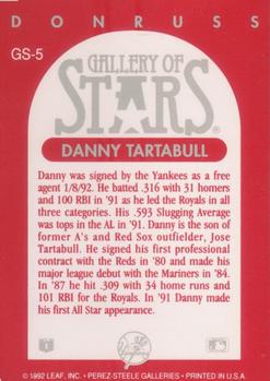 Danny Tartabull  baseball card collectible - Main Image 2