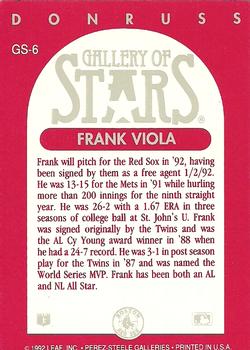 Frank Viola  baseball card collectible - Main Image 2