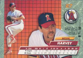 Bryan Harvey  baseball card collectible - Main Image 2