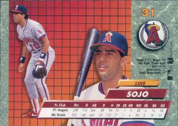 Luis Sojo  baseball card collectible - Main Image 2
