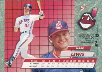 Mark Lewis  baseball card collectible - Main Image 2