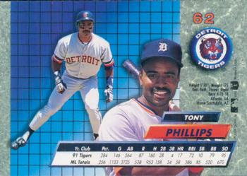 Tony Phillips  baseball card collectible - Main Image 2