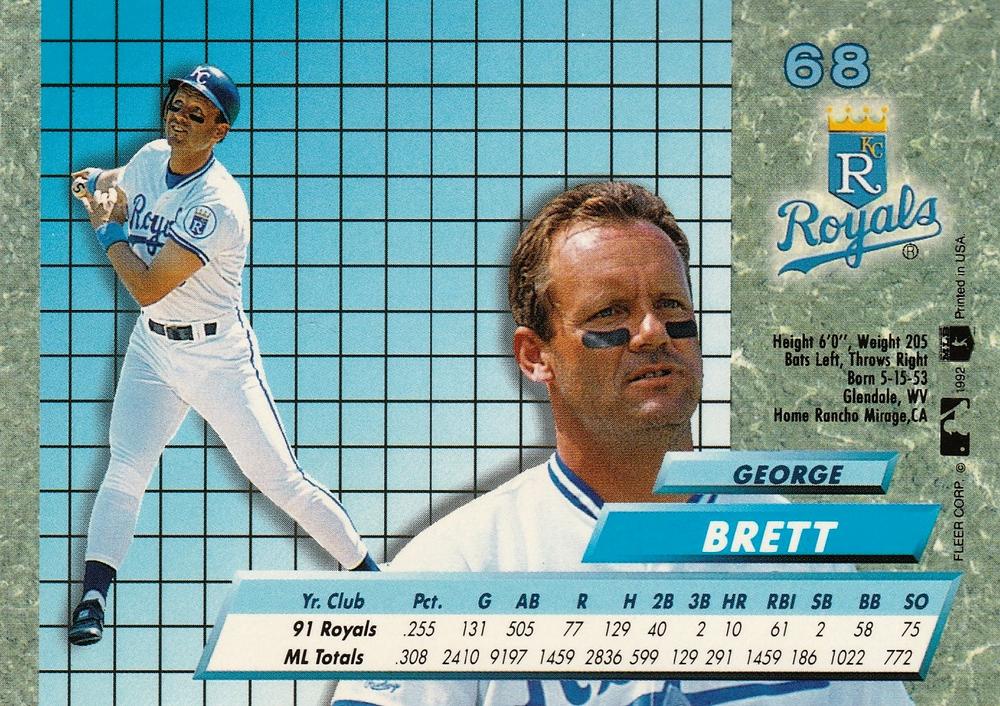 George Brett  baseball card collectible - Main Image 2