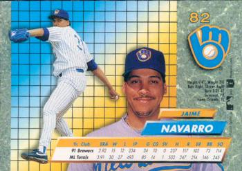 Jaime Navarro  baseball card collectible - Main Image 2