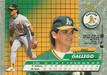Mike Gallego  baseball card collectible - Main Image 2