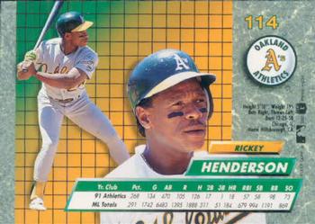 Rickey Henderson  baseball card collectible - Main Image 2