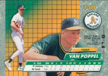 Todd Van Poppel  baseball card collectible - Main Image 2