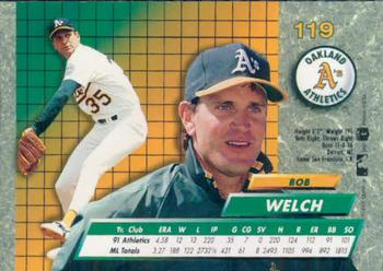 Bob Welch  baseball card collectible - Main Image 2