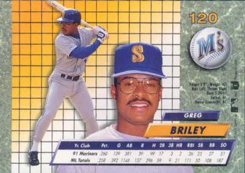 Greg Briley  baseball card collectible - Main Image 2