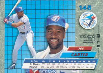 Joe Carter  baseball card collectible - Main Image 2