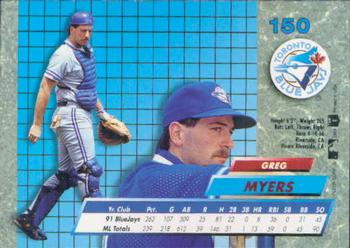 Greg Myers  baseball card collectible - Main Image 2
