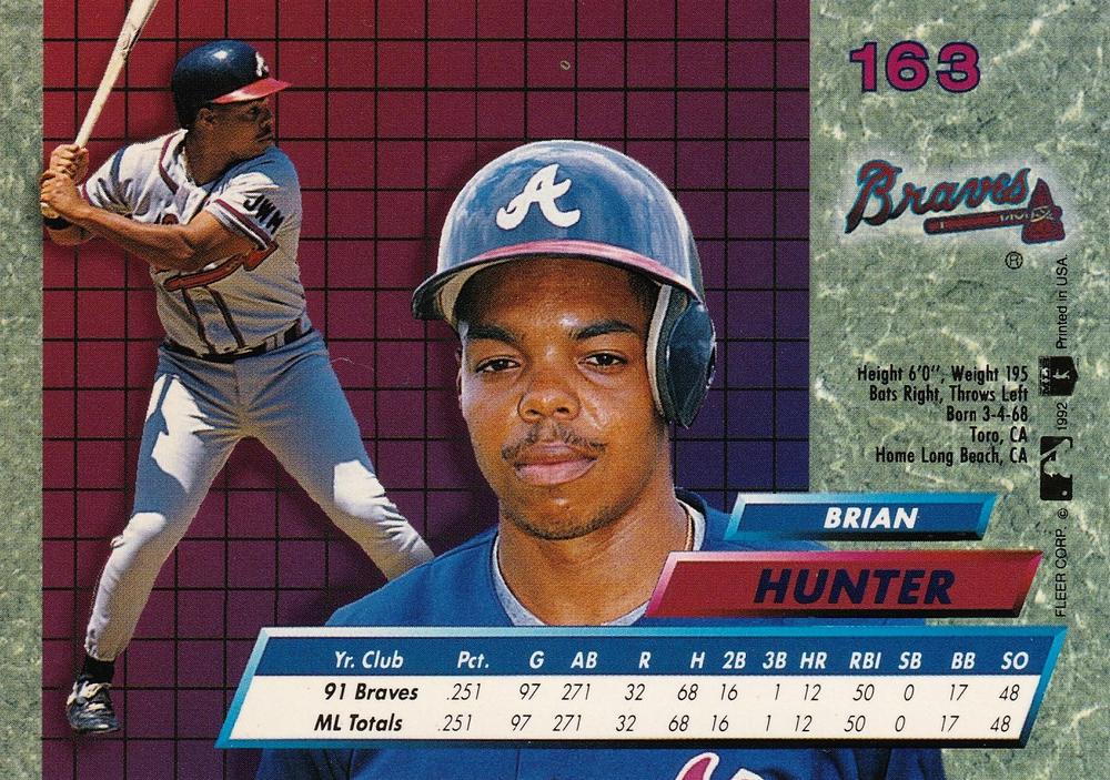 Brian Hunter  baseball card collectible - Main Image 2