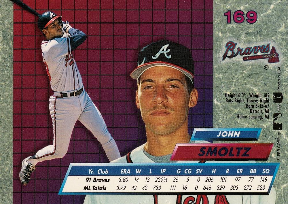 John Smoltz  baseball card collectible - Main Image 2