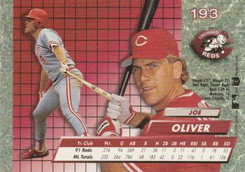 Joe Oliver  baseball card collectible - Main Image 2