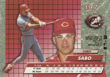 Chris Sabo  baseball card collectible - Main Image 2