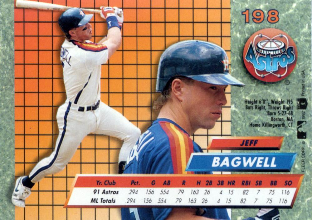 Jeff Bagwell  baseball card collectible - Main Image 2