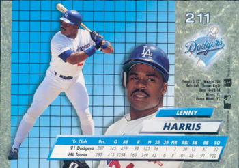 Lenny Harris  baseball card collectible - Main Image 2