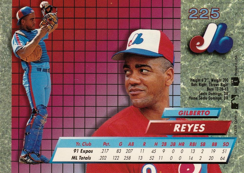 Gilberto Reyes  baseball card collectible - Main Image 2