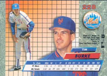 Tim Burke  baseball card collectible - Main Image 2