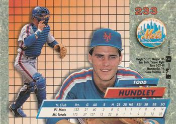 Todd Hundley  baseball card collectible - Main Image 2