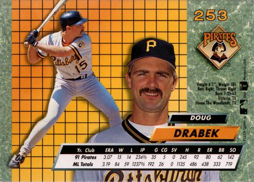 Doug Drabek  baseball card collectible - Main Image 2