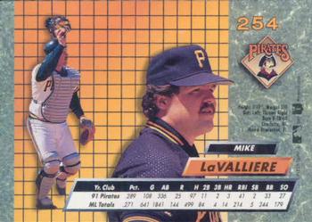 Mike LaValliere  baseball card collectible - Main Image 2