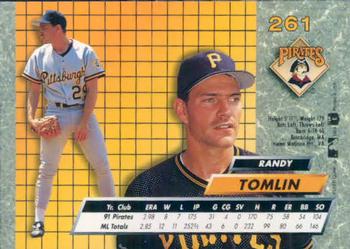 Randy Tomlin  baseball card collectible - Main Image 2