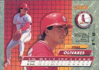 Omar Olivares  baseball card collectible - Main Image 2