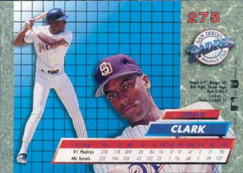 Jerald Clark  baseball card collectible - Main Image 2