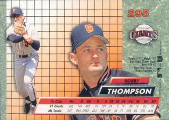 Robby Thompson  baseball card collectible - Main Image 2