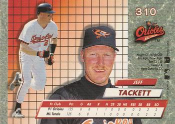 Jeff Tackett  baseball card collectible - Main Image 2