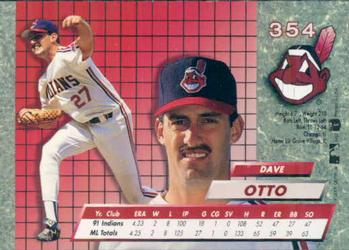 Dave Otto  baseball card collectible - Main Image 2
