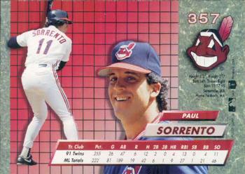 Paul Sorrento  baseball card collectible - Main Image 2