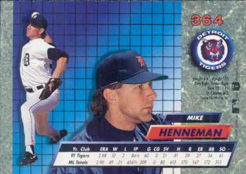 Mike Henneman  baseball card collectible - Main Image 2