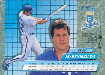 Kevin McReynolds  baseball card collectible - Main Image 2