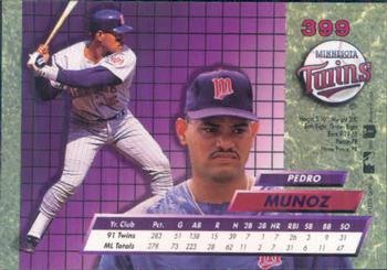 Pedro Munoz  baseball card collectible - Main Image 2