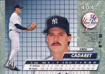 Greg Cadaret  baseball card collectible - Main Image 2